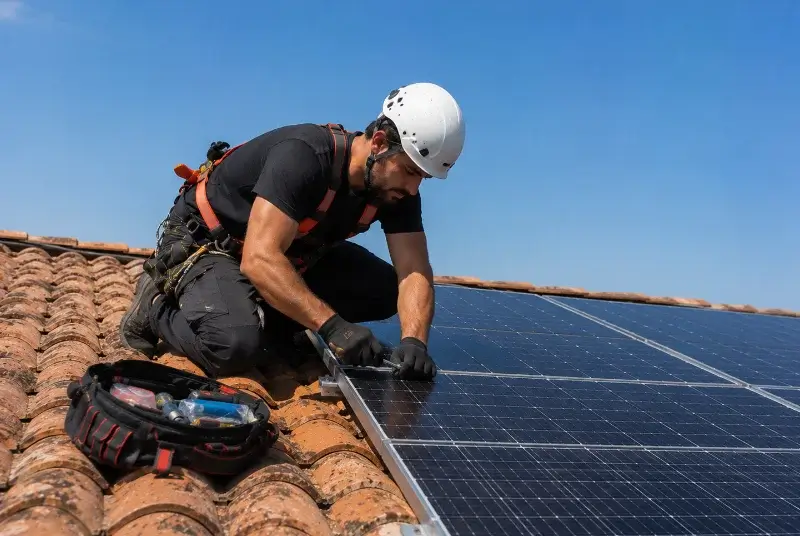 Maintenance et monitoring de panneaux solaires à Sillans