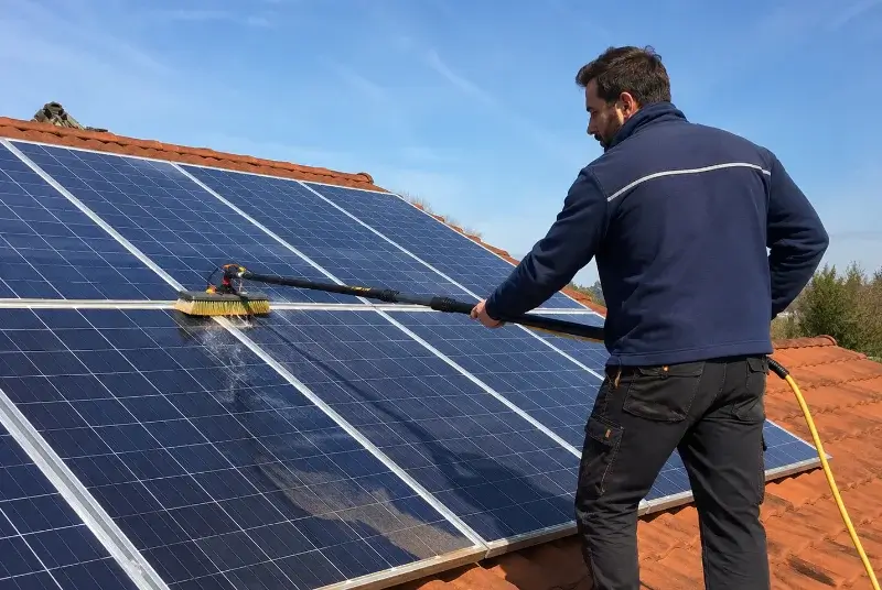Nettoyage et entretien de panneaux solaires à Sillans